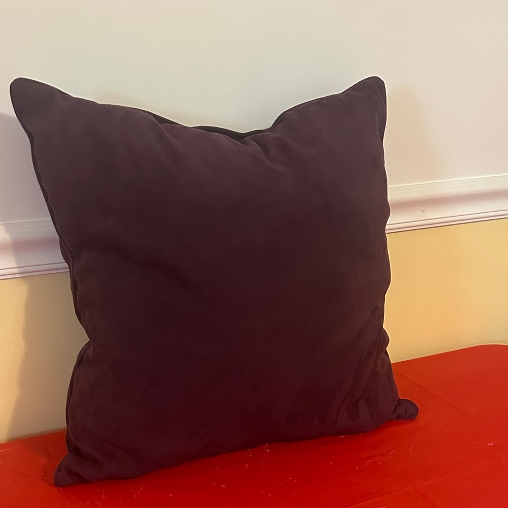 Plush Purple Throw Pillow